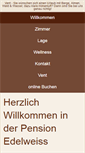 Mobile Screenshot of haus-edelweiss-vent.at